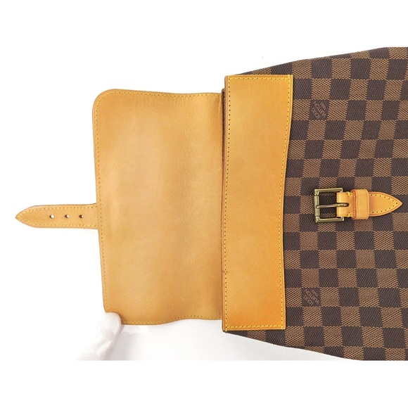 Louis Vuitton Brown and Tan Checkered Backpack - Picture 9 of 14